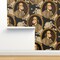 Benjamin Franklin Portrait Historical Botanical Gum Custom Removable Wallpaper by Spoonflower Peel & Stick Wallpaper 2FT Wide